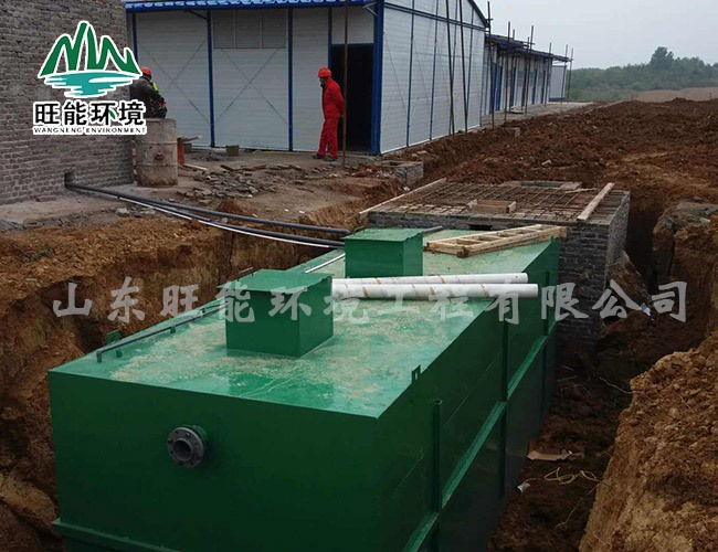 养殖场污水处理设备安装现场