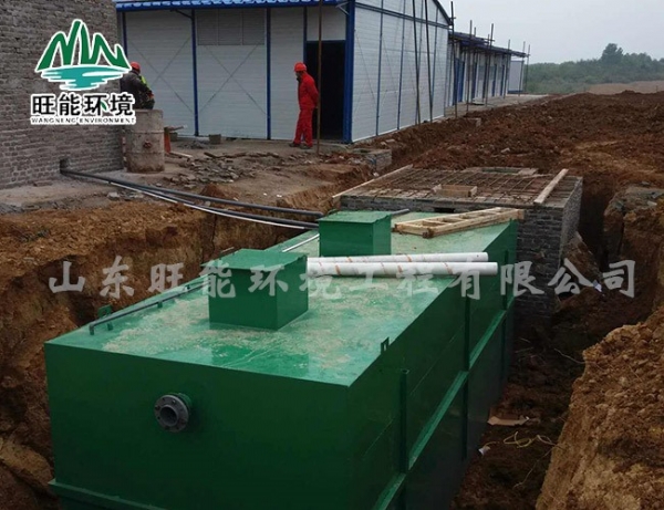 养殖场污水处理设备安装现场